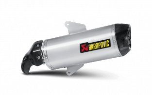 Akrapovic Slip-on Line RVS Einddemper met E-keur Aprilia SRV 850 2012-2016